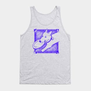 Frisbee pup in purple, caught it! Tank Top